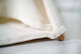 Cream Kids Teepee Tent | Large 5-Pole Handmade Cotton Play Tent