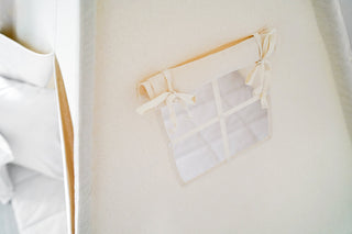 Natural and White Kids Teepee Tent | Handmade Cotton Indoor Play Tent