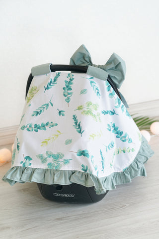 Baby car seat cover, Girl car seat canopy, Personalized carseat cover, baby car seat canopy