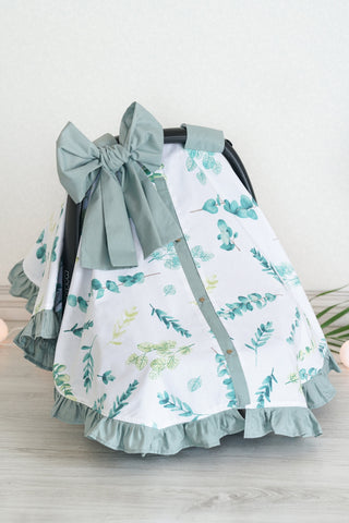 Baby car seat cover, Girl car seat canopy, Personalized carseat cover, baby car seat canopy