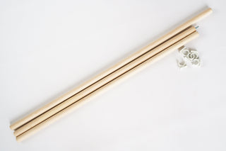 Ikea Kura bed curtains rod, Wooden rod for Ikea Kura curtains, Ikea Kura pole for curtain, Kura Bed Accessories, Ikea Kura Hack