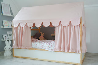 Ikea Kura roof for house bed, Kura wooden roof frame, roof frame for Ikea Kura, Kura Bed Accessories, Ikea Kura Hack, Kura bunk bed roof