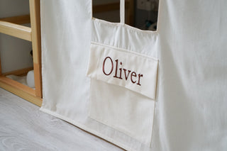 Personalized embroidery addition for any of my Ikea Kura Curtains, personalized ikea kura, Ikea Kura Hack, ***IT'S NOT A CURTAIN***