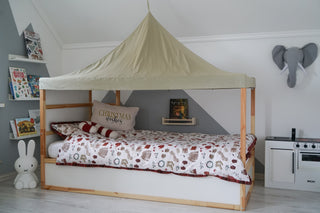 IKEA Kura Tent Canopy - Ceiling Hook, Adjustable Ribbon and LED Loop Inside