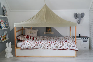 IKEA Kura Tent Canopy - Ceiling Hook, Adjustable Ribbon and LED Loop Inside