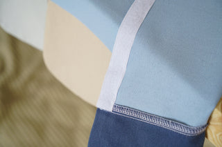 IKEA Kura Hack - Blue Roof Canopy with Colorful Scallop Edge
