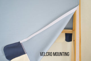 Montessori House Bed Canopy - Scallop Edge with Custom Color Combination