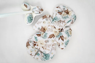 Mamaroo Infant Insert - Floral Cotton and Waffle Fabric