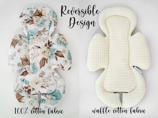 Mamaroo Infant Insert - Floral Cotton and Waffle Fabric