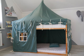 IKEA Kura Tent - Full Eucalyptus Cotton Cover, No Frame Needed