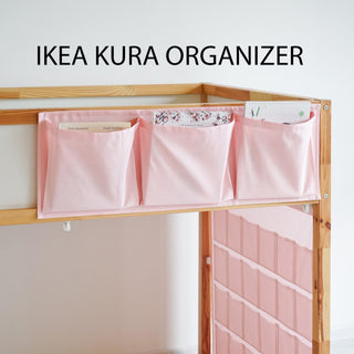 Ikea Kura organizer, Bunk bed organizer, Ikea Kura pockets, Kura bed organizer, Ikea Bed Curtain, Ikea Kura Hack, Kura Bed Decor