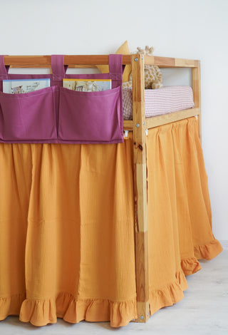 Ikea Kura organizer, Bunk bed organizer, Crib organizer, Ikea Kura pockets, Pocket organizer, Ikea Kura Hack, Kura Bed Decor