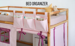 Ikea Kura organizer, Bunk bed organizer, Hanging crib organizer, Ikea Kura pockets, Wall storage for nursery, Diapers Organizer