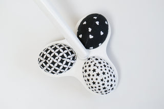 Mamaroo Replacement Balls - Black and White, Set of 3