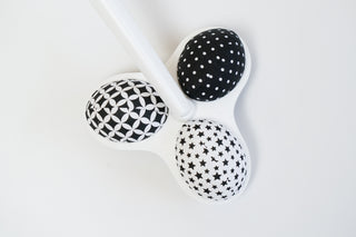 Mamaroo Replacement Balls - Black and White, Set of 3