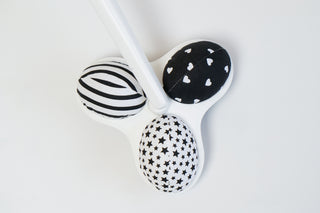 Mamaroo Replacement Balls - Black and White, Set of 3