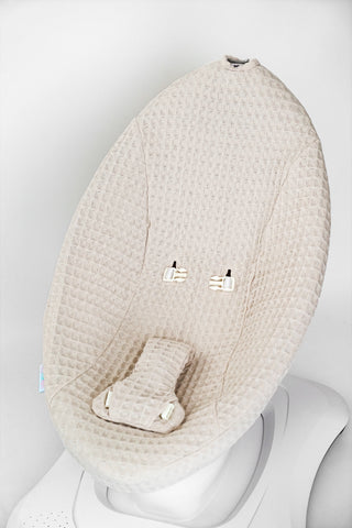 Mamaroo Cover - Beige Waffle, Fits All Models Including UPPAbaby
