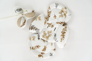 4moms Mamaroo Infant Insert - Botanical Leaves Cotton and Waffle