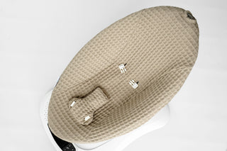 Mamaroo Cover - Caramel Brown Waffle, Handmade and Washable